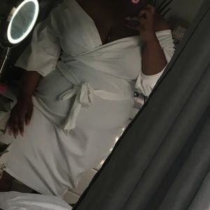 Off the shoulder Wrap dress